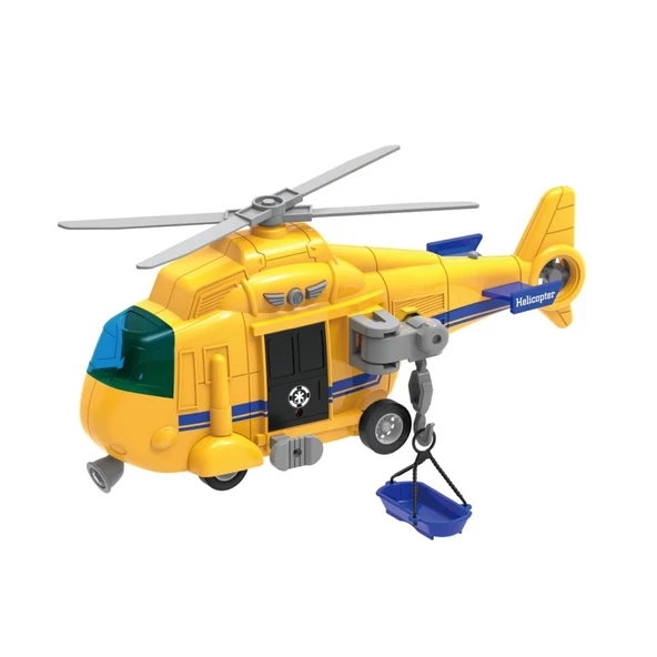 Vardem 1:16 Sürtmeli Sesli Işıklı Helikopter WY750ABC - 4