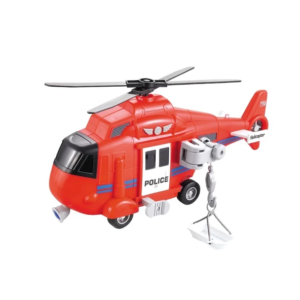 Vardem 1:16 Sürtmeli Sesli Işıklı Helikopter WY750ABC - 6