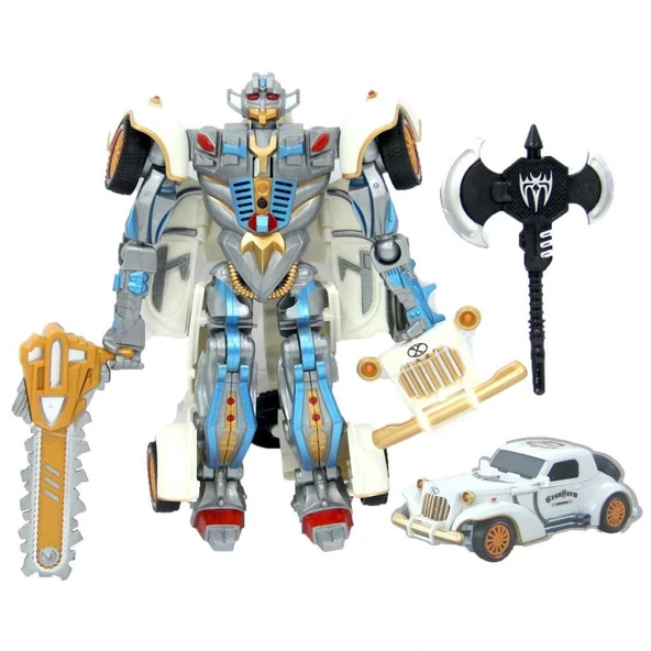 Vardem Conversion Işıklı Sesli Dönüşebilen Robot 668-1 2 - 3