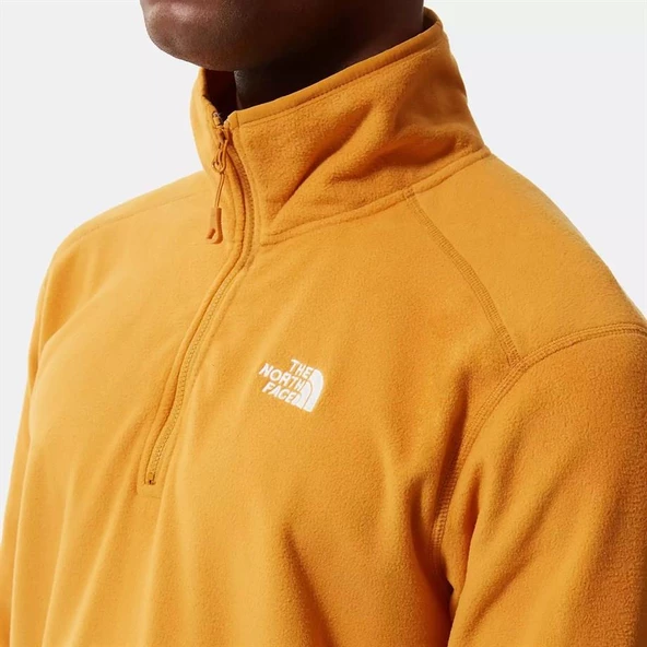 The North Face M 100 Glacıer 1/4 Zp Erkek Polar Sarı - 3