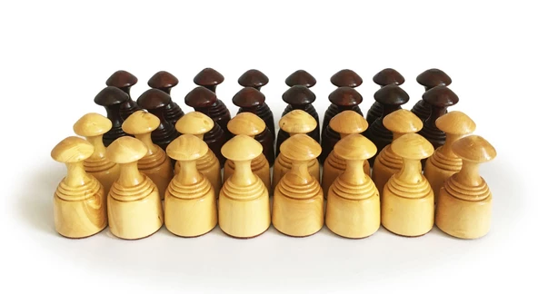 Helena Wood Art El Yapımı Ahşap Kızıl Dama Takımı 48 cm Kahve-50mm - 5