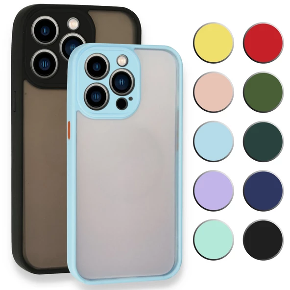 FitCase iPhone 13 Pro Montrea Silikon Arka Kapak