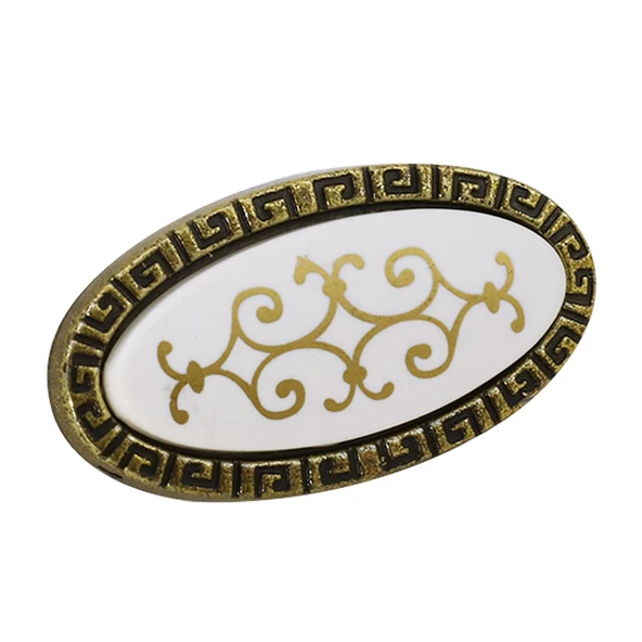 Seçil Düğme Kulp Çekmece Dolap Kapak Kulpu Kulbu Metal - 9