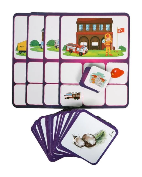 Moli Toys Hafıza Oyunu Meyveler Sebzeler - 2