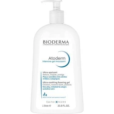 Bioderma Atoderm Kuru ve Atopik Ciltler için Temizleyici Jel 1 LT
