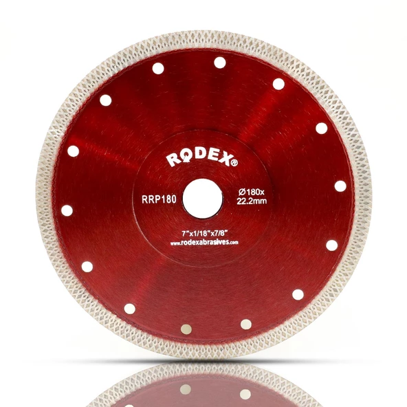 Rodex Elmas Kesme Kesici Diski Tuğla Granit Mermer 180 mm