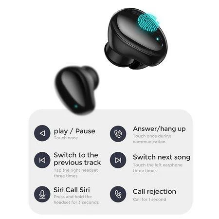Joyroom JR-TL2 TWS Bluetooth 5.0  Binaural Kulak İçi Kulaklık 1500 mAh - 7
