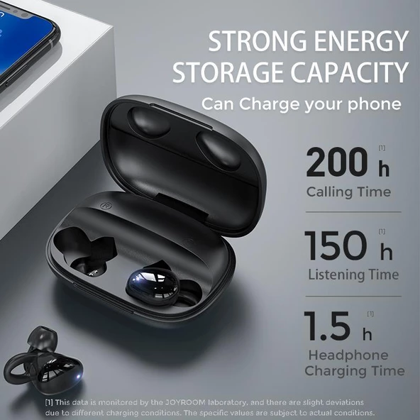 Joyroom JR-TL2 TWS Bluetooth 5.0  Binaural Kulak İçi Kulaklık 1500 mAh - 6