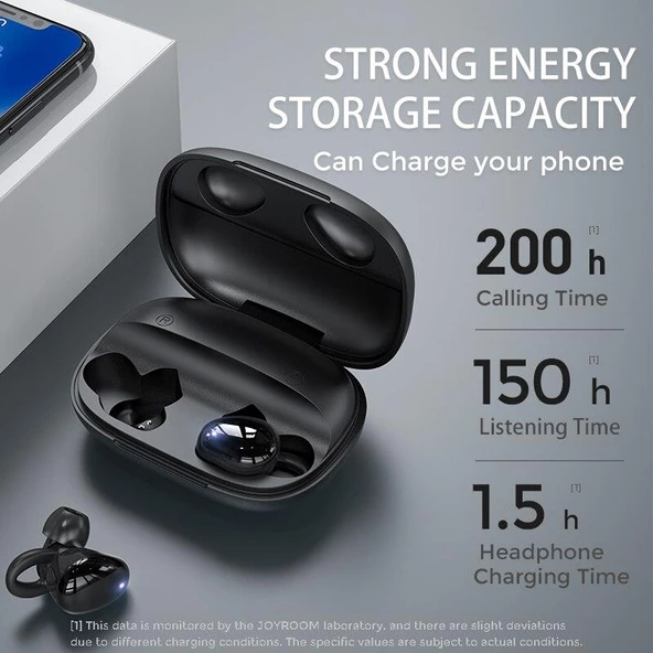 Joyroom JR-TL2 TWS Bluetooth 5.0  Binaural Kulak İçi Kulaklık 1500 mAh - 9