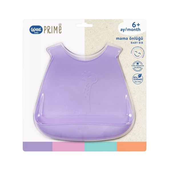 Wee Baby Prime Silikon Mama Önlüğü 6+ Ay - 3