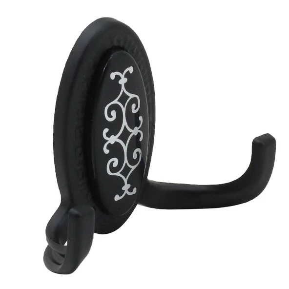 Seçil Vestiyer Duvar Askısı Dolap Elbise Askılığı Siyah Metal Askı (4 ADET) - 3