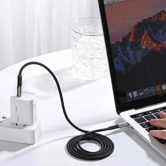 Joyroom S-1230K1 60W Type-C to Type-C Örgülü Hızlı Şarj Kablosu, 1.2m - Resim 6