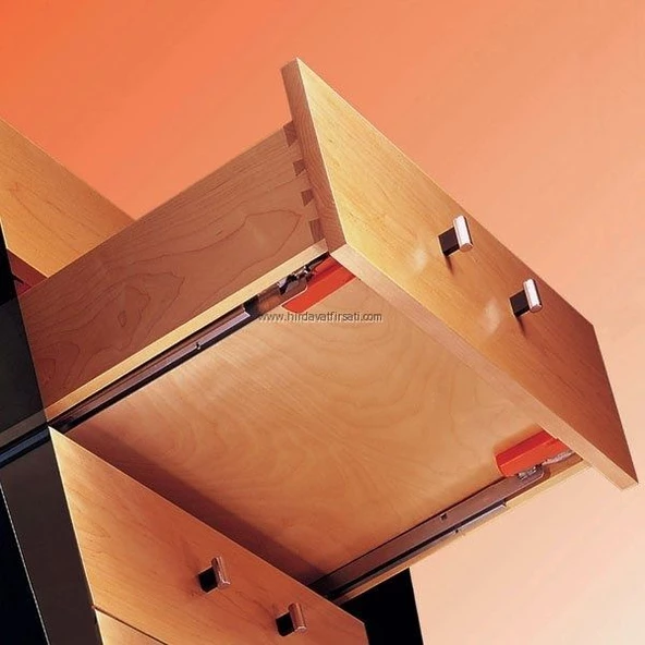 Blum tandem çift açılım frenli blumotion çekmece rayı