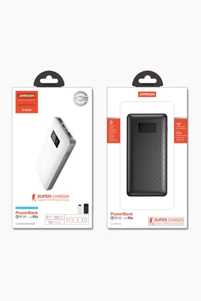 Joyroom D-M225 16.000 mah Süper Hızlı Şarj Powerbank