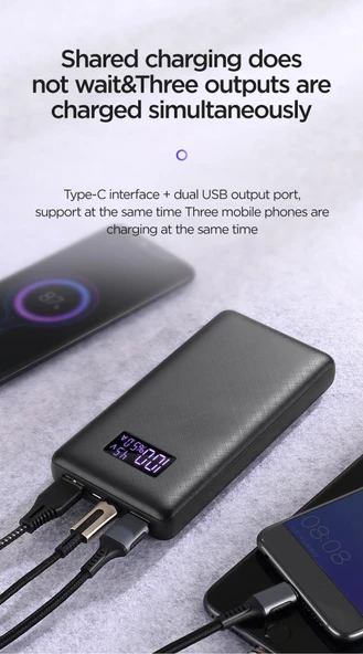Joyroom D-M225 16.000 mah Süper Hızlı Şarj Powerbank - 6