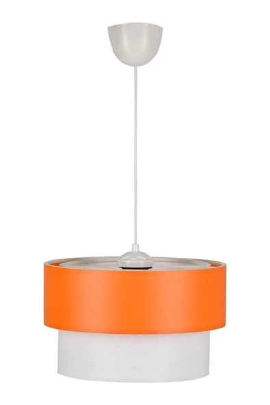 D-light Melon Pasta Turuncu Beyaz Avize - 4