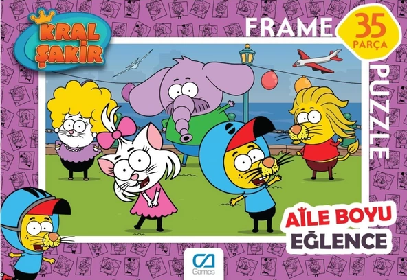 Kral Şakir 2'li Lisanslı Frame Puzzle/Yapboz Set