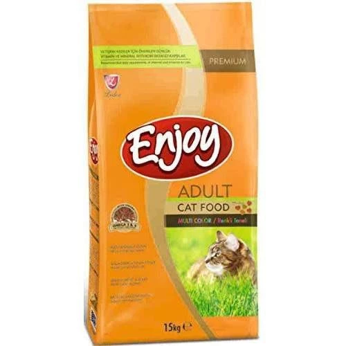 Enjoy Yetişkin Renkli Gurme Kuru Kedi Maması 15 kg.