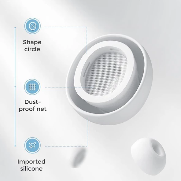 Joyroom JR-T03S Pro ANC Bluetooth 5.0 TWS İkili Kablosuz Kulaklık - 6