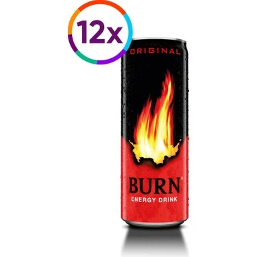 Burn Enerji İceceği 250 Ml 12 Adet - 2
