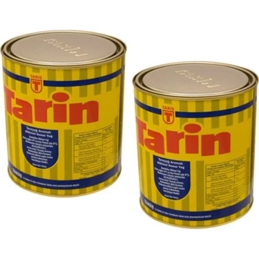 Tariş Tarin Tereyağ Aromalı Bitkisel Susuz Margarin 2 Lt x 2'li Teneke Kutu - 2
