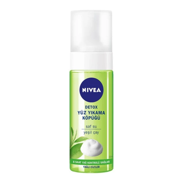 Nivea Detox Yüz Yıkama Köpüğü Yağlı Ciltler 150 Ml