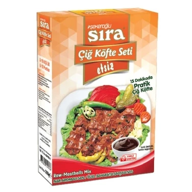 Sıra Cıg Kofte Setı 500 Gr Etsız