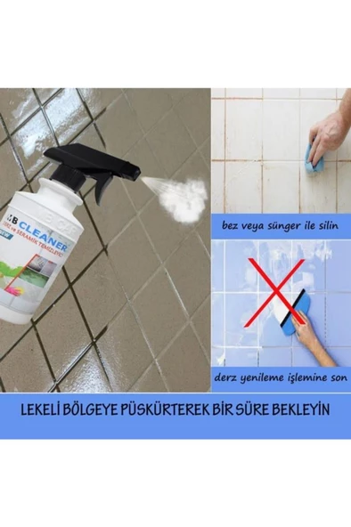 Mb Cleaner Mb Flex Derz ve Seramik Temizleyici 0.5lt - 2