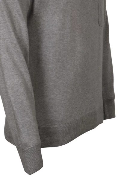 Erkek Açık Gri Kazak Polo Yaka Yünlü Klasik Normal Kesim RAR00816 - 5