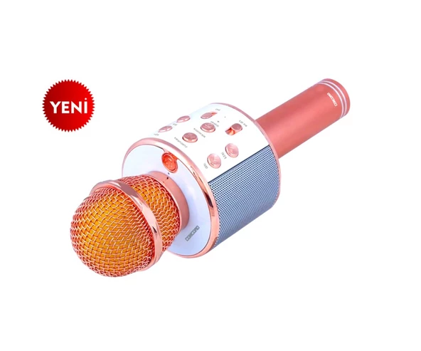 C-8500 Sihirli Bluetooth Karaoke Mikrofon Usb Kart Girişi - 4