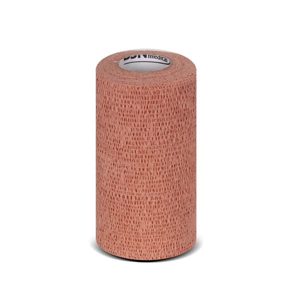 Co Plus 10cm x 6,3m Bsn Cohesive Kompresyon Bandajı Ten Rengi - 2