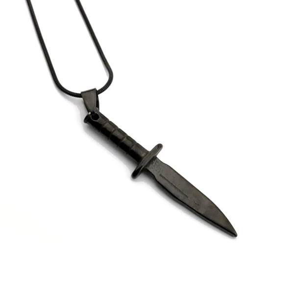 Pigado Paslanmaz Çelik Zincirli Kama Kolye - 3