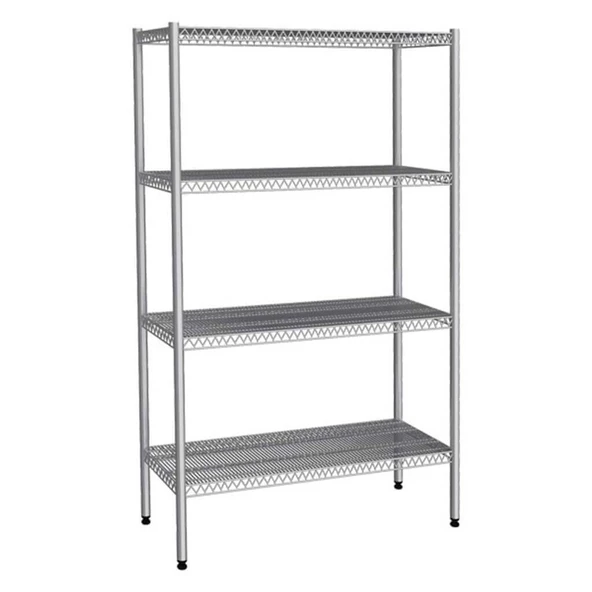 Tel Raf-4 katlı-inox 304-152x46x180 cm