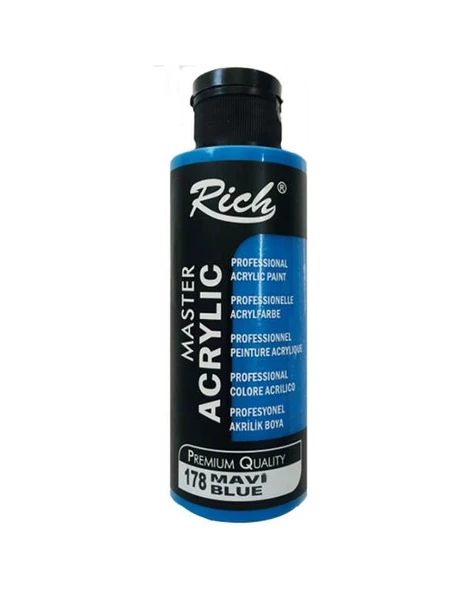 Rich Master Akrilik Boya Mavi 60cc