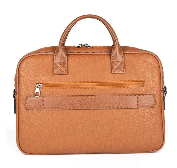 Unisex 15.6'' Deri Evrak ve Laptop Çantası - 4