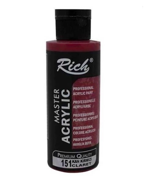 Rich Master Akrilik Boya Kan Kırmızı 120ml