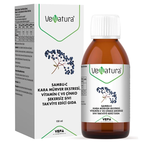 Venatura Sambu-C Kara Mürver Ekstresi Takviye Edici Gıda 150 ml