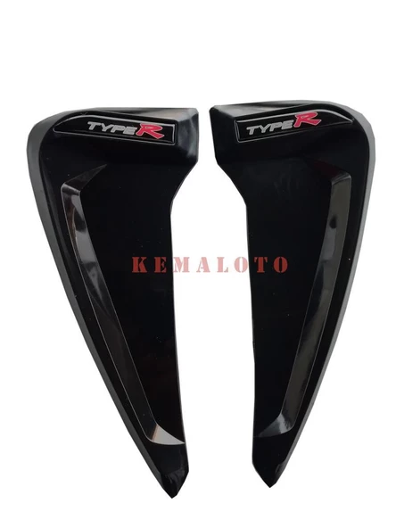 Çamurluk Venti Çamurluk Rüzgarlığı Piano Black 2 Adet Logolu - 12