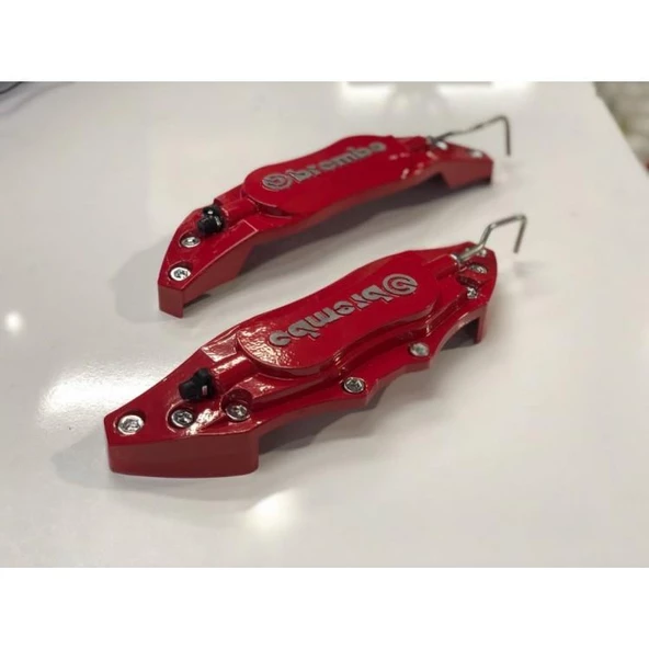 Brembo Metal Kaliper Kapagı Kırmızı 2'li Set