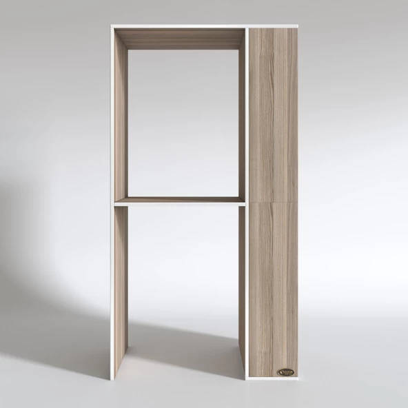 Kenzlife çamaşır-kurutma makinesi dolabı demyan crd 180*090*60 banyo kapaksız arkalıksız - Resim 3