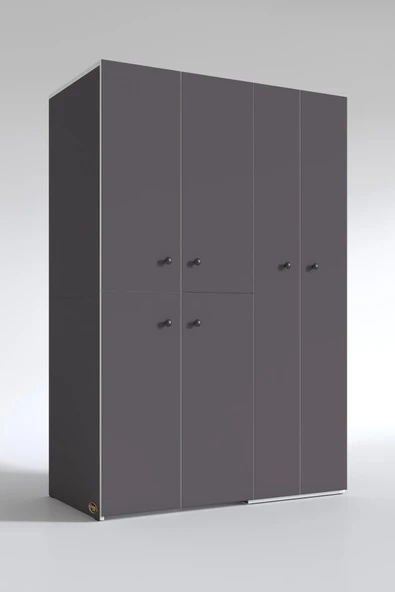 Kenzlife çamaşır-kurutma makinesi dolabı kapaklı yaromira gri 180*120*60 banyo arkalıksız - Resim 8