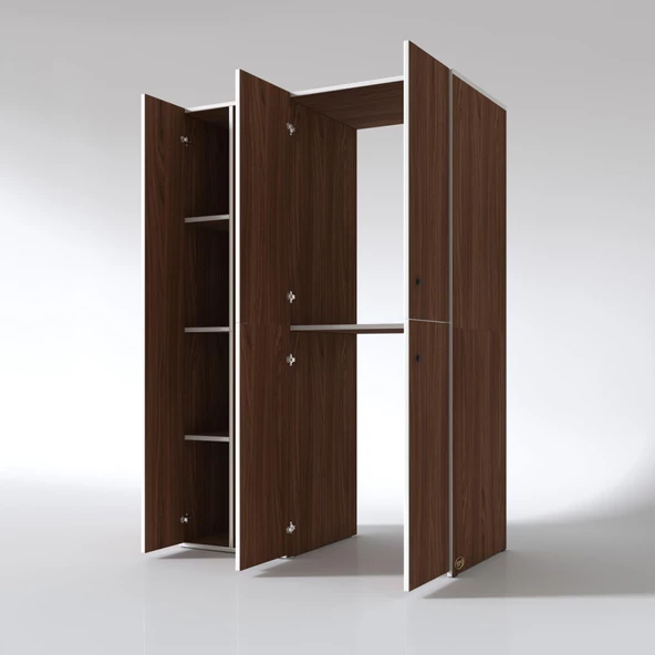 Kenzlife çamaşır-kurutma makinesi dolabı kapaklı yaromira cvz 180*120*60 banyo arkalıksız - Resim 3