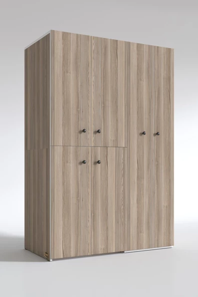 Kenzlife çamaşır-kurutma makinesi dolabı kapaklı yaromira crd 180*120*60 banyo arkalıksız - Resim 8