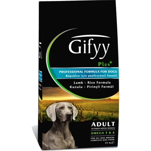 GİFYY KUZU ETLİ KÖPEK MAMASI 15KG.