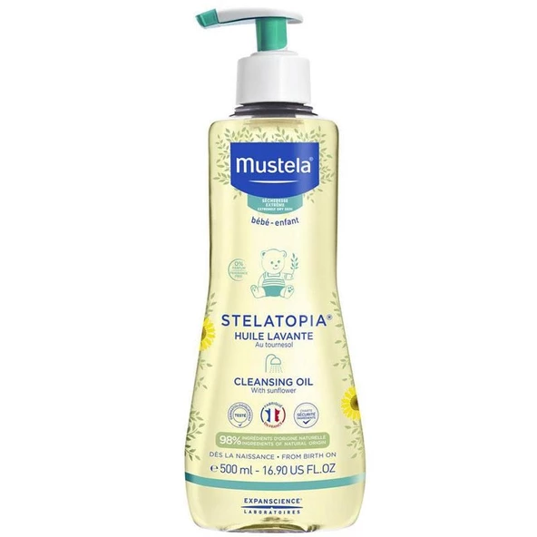 Mustela Stelatopia Huile Lavante Cleansing Oil 500 ml