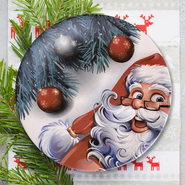 Keramika Keraart Happy Santa Servis Tabağı 26 Cm - 17980