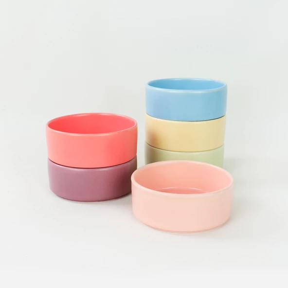 Keramika Rainbow Soft Matte Stackable Çorba Kasesi 14 Cm 6 Adet 960/990 - 2