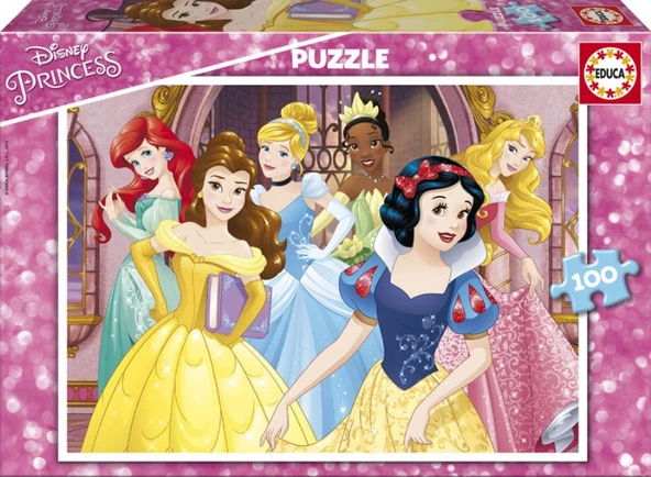 Educa 17167 - 100 Parça Disney Prensesler Puzzle ürün görseli