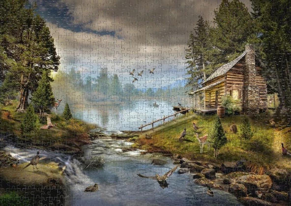 Nova 1000 Parça Balıkçının Hayal Dünyası Puzzle - Resim 3