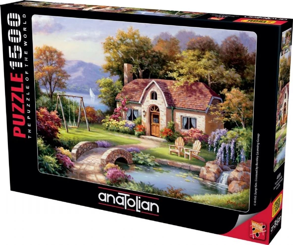 Anatolian 1500 Parça Puzzle : Taş Köprü Konağı - Resim 2